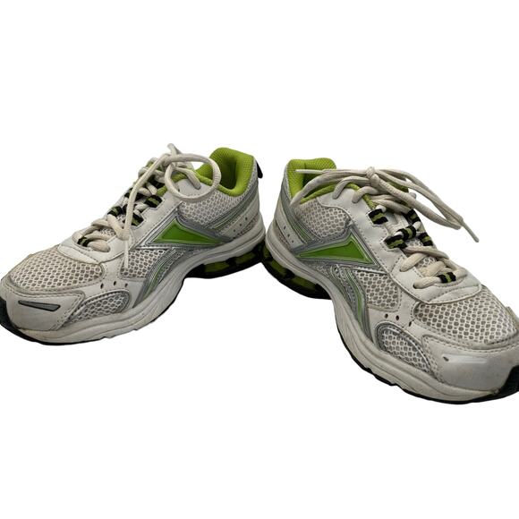 RbK Women's White Green Lace Up Mesh Walking Running Shoes Size 6 - Picture 6 of 9